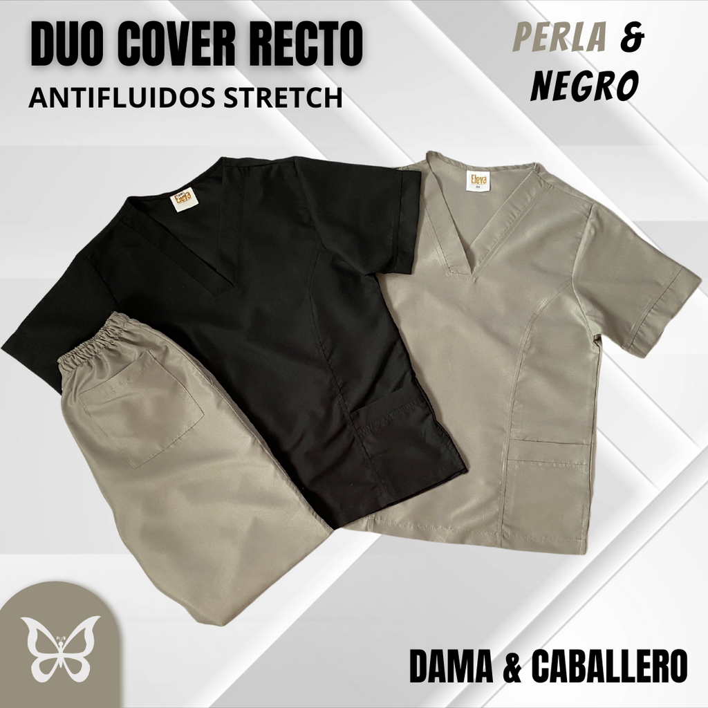 DÚO COVER RECTO - PERLA & NEGRO
