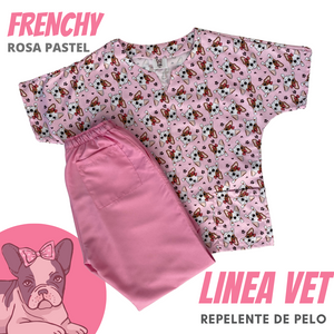 LINEA VETERINARIA - FRENCHY rosa pastel