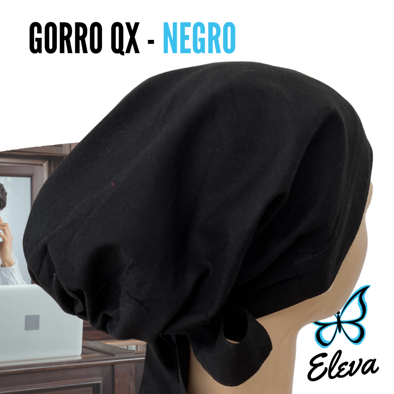 GORRO QX - NEGRO