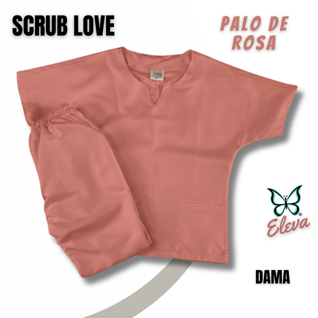 Scrub LOVE PALO DE ROSA