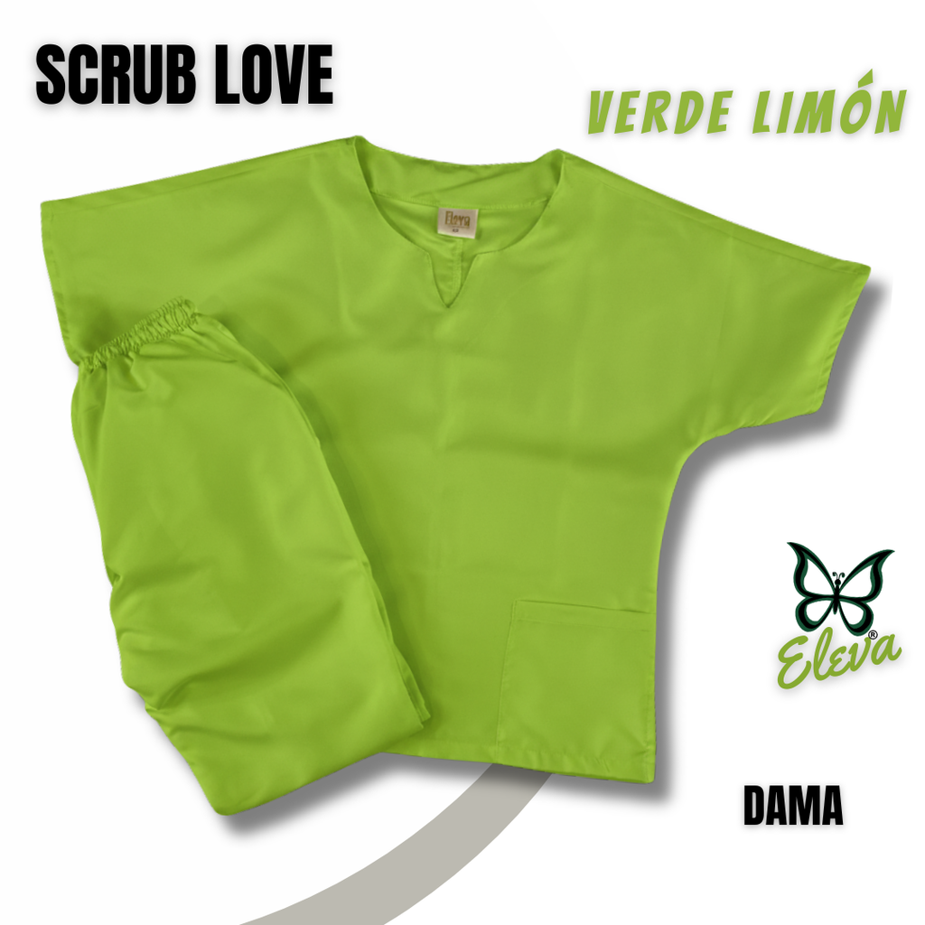Scrub LOVE VERDE LIMÓN