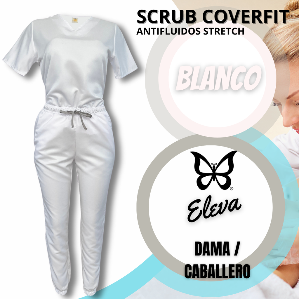 SCRUB COVERFIT BLANCO