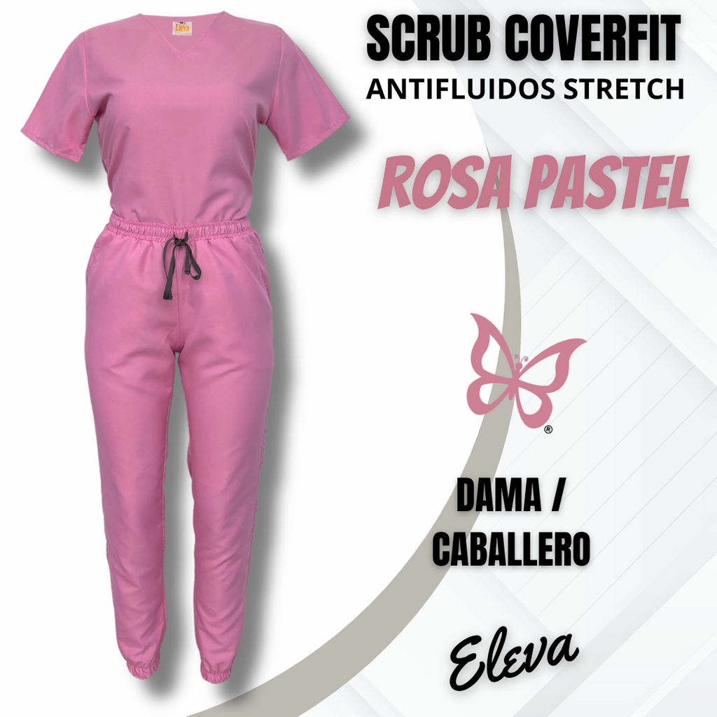 SCRUB COVERFIT ROSA PASTEL