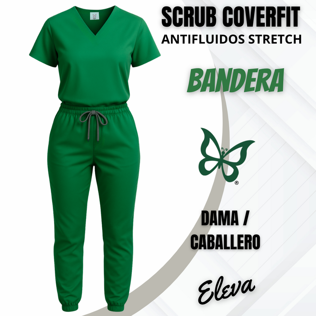 SCRUB COVERFIT BANDERA