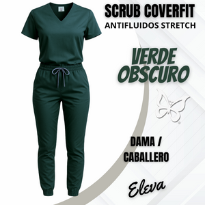 SCRUB COVERFIT VERDE OBSCURO