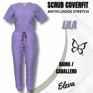 SCRUB COVERFIT LILA