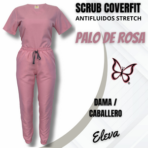 SCRUB COVERFIT PALO DE ROSA
