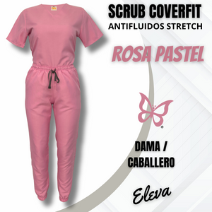 SCRUB COVERFIT ROSA PASTEL