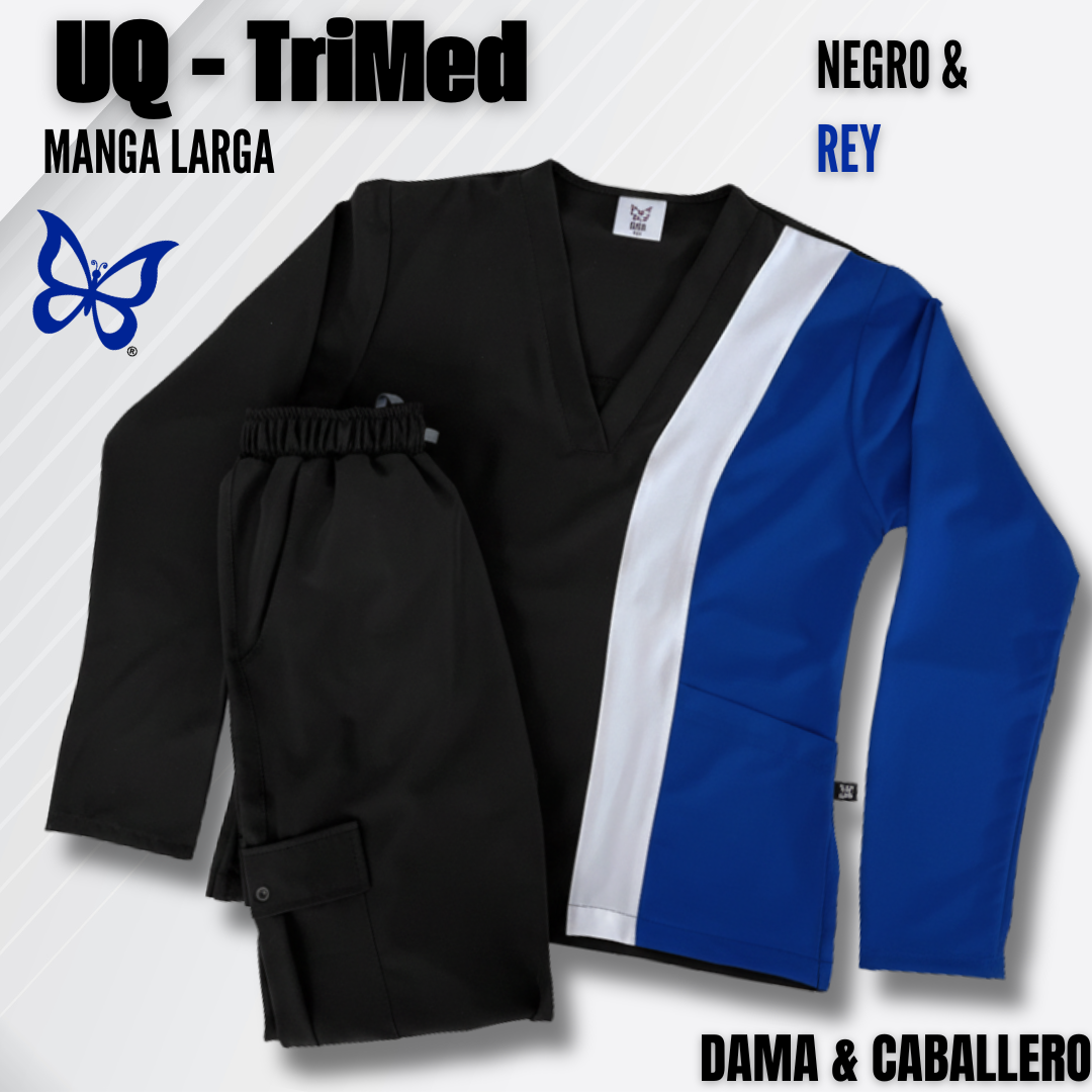 TRIMED manga larga - NEGRO & REY