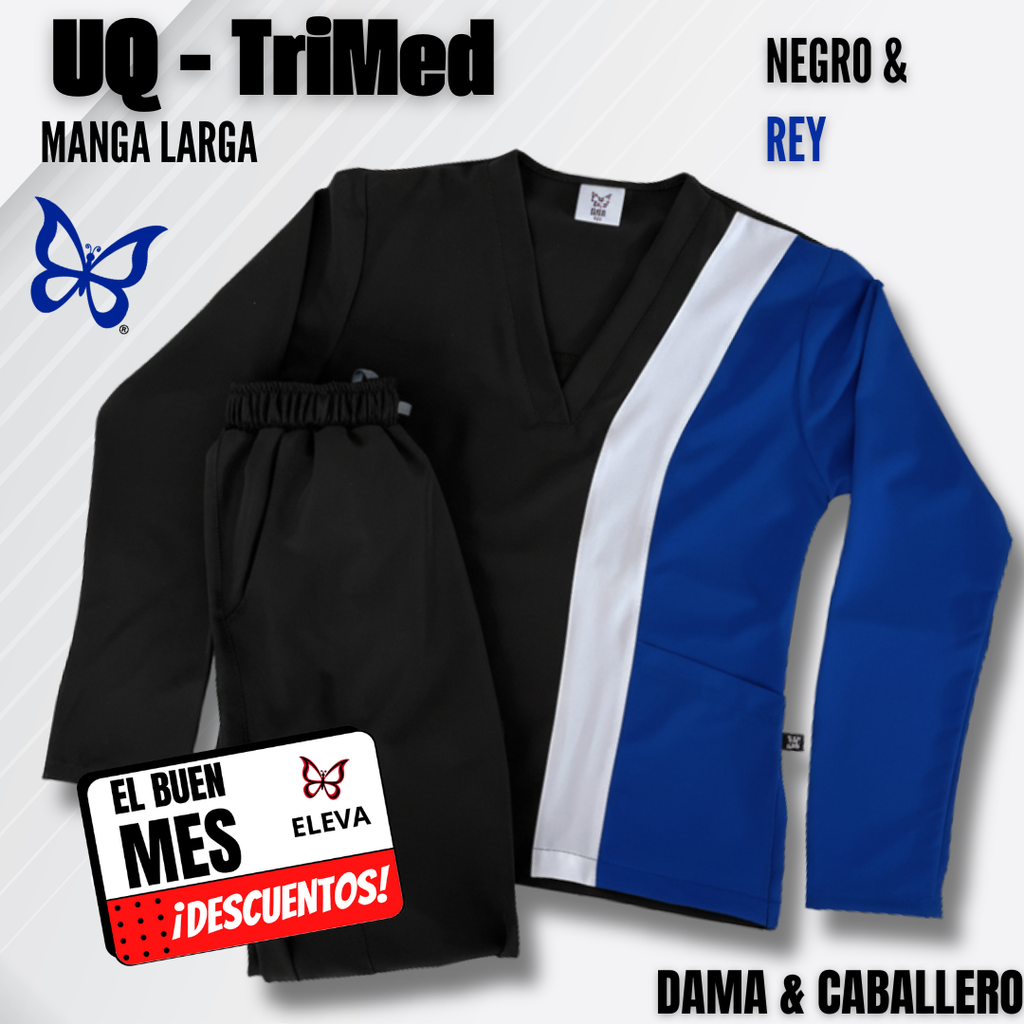 TRIMED manga larga - NEGRO & REY