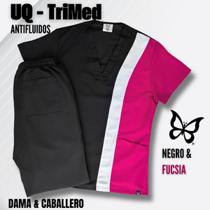 TRIMED ANTIFLUIDOS - NEGRO & FUCSIA