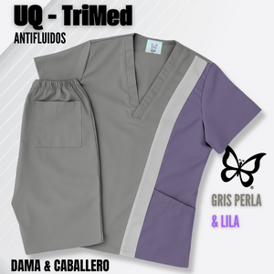 TRIMED ANTIFLUIDOS - GRIS PERLA & LILA