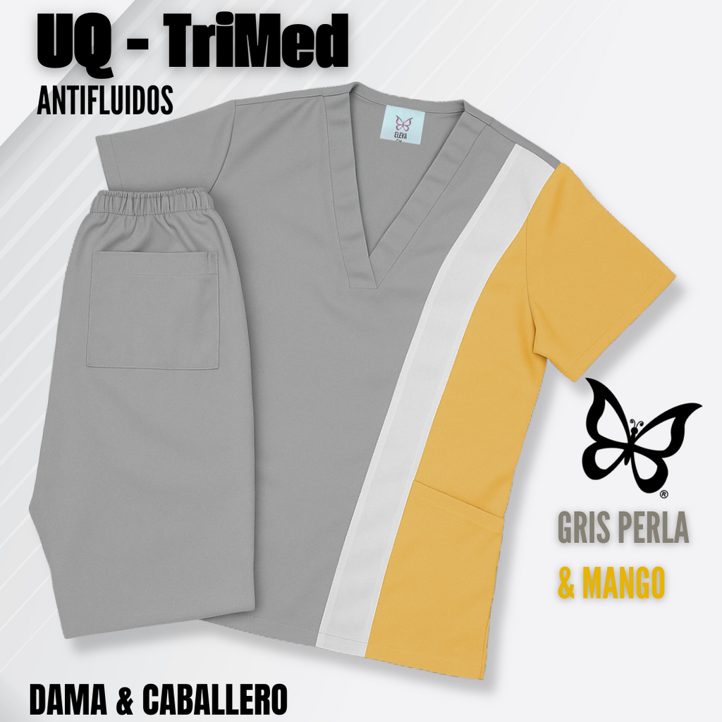 TRIMED ANTIFLUIDOS - GRIS PERLA & MANGO