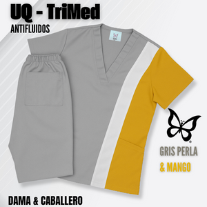 TRIMED ANTIFLUIDOS - GRIS PERLA & MANGO