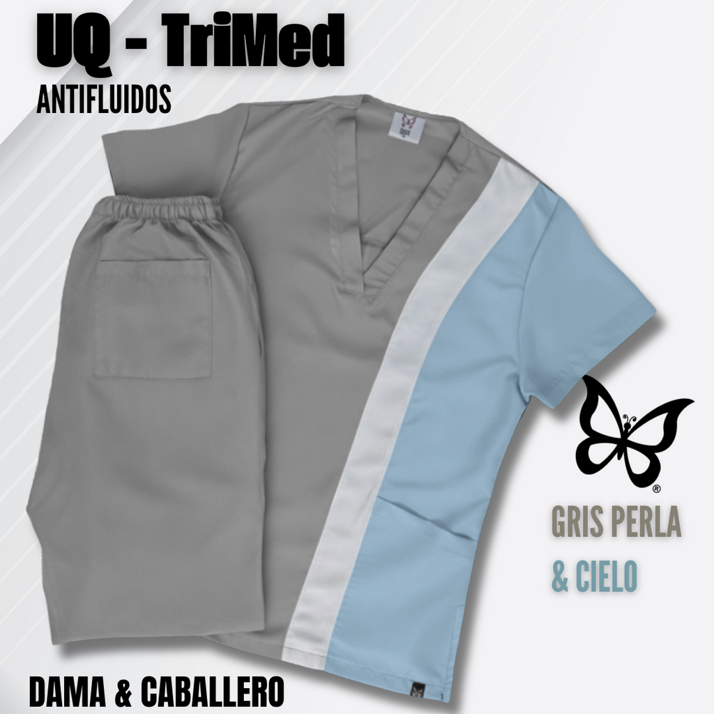 TRIMED ANTIFLUIDOS - GRIS PERLA & CIELO