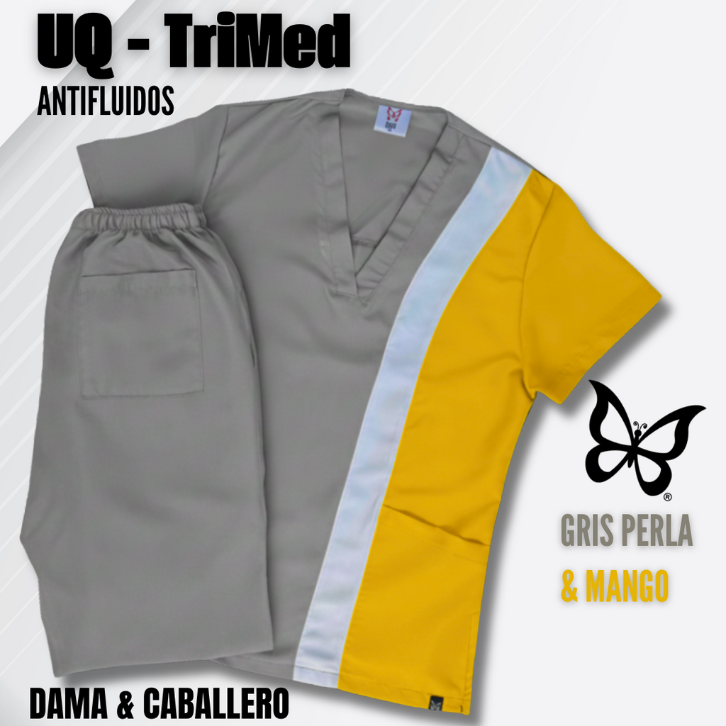 TRIMED ANTIFLUIDOS - GRIS PERLA & MANGO