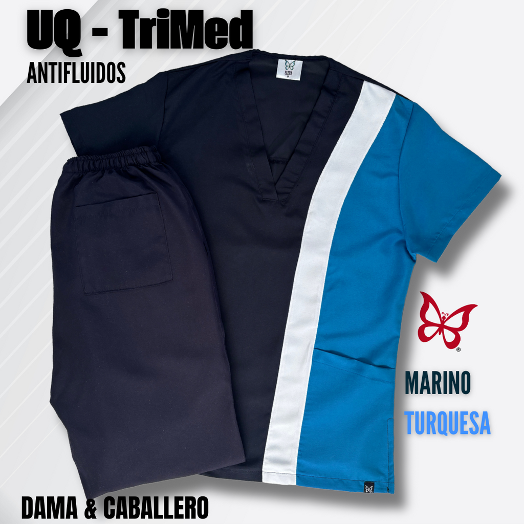 TRIMED ANTIFLUIDOS - MARINO & TURQUESA