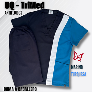 TRIMED ANTIFLUIDOS - MARINO & TURQUESA