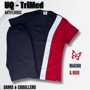 TRIMED ANTIFLUIDOS - MARINO & ROJO