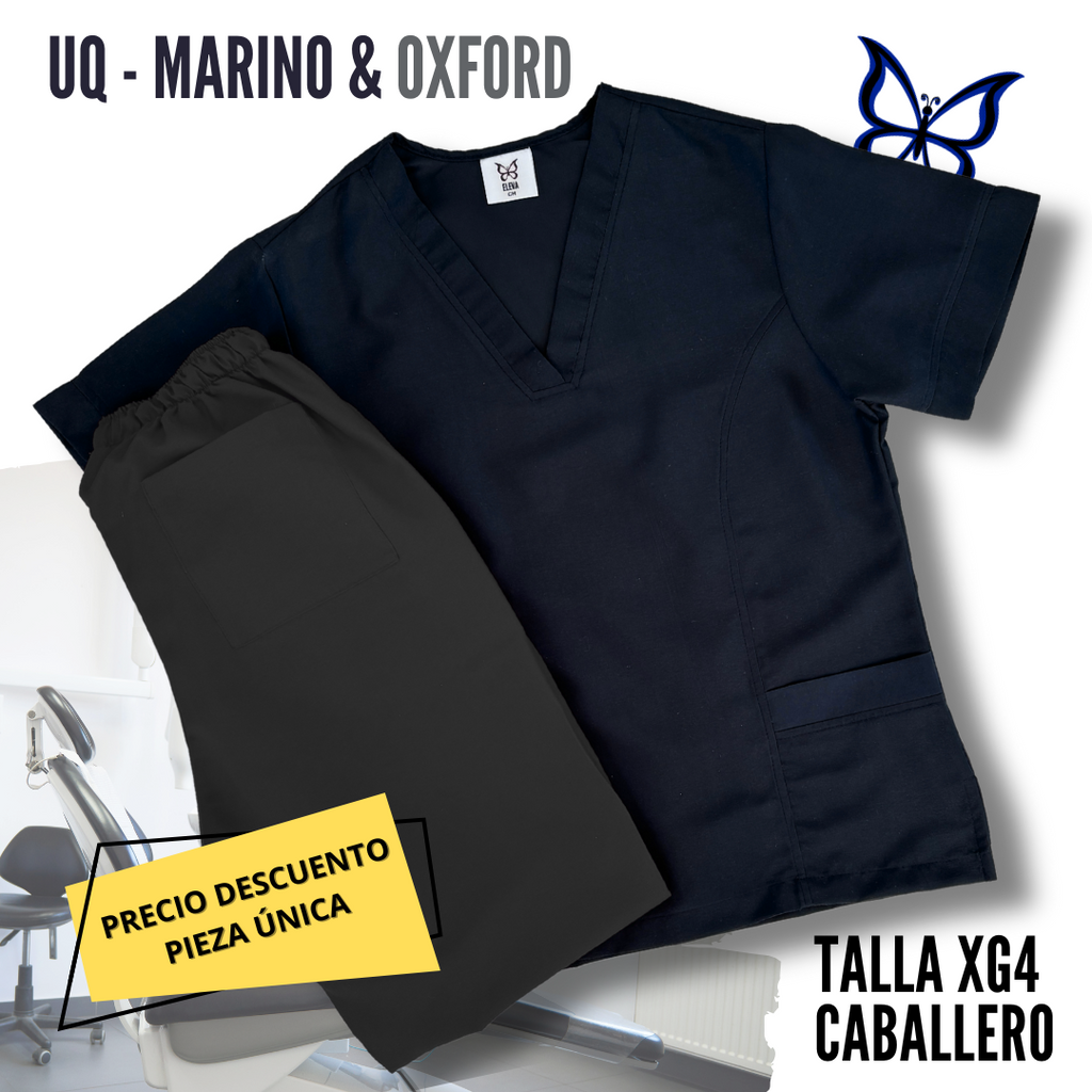 PIEZA ÚNICA - UQ DE LINEA MARINO & OXFORD TALLA XG4 CABALLERO