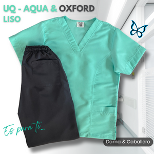 SCRUB | UQ - AQUA & OXFORD LISO
