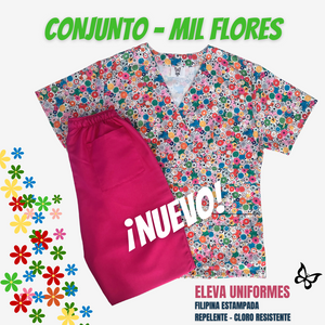 UQ - MIL FLORES | PANTALÓN FUCSIA