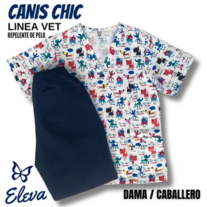 LINEA VETERINARIA - CANIS CHIC azul marino