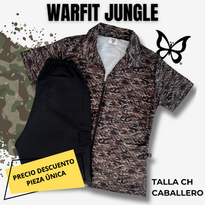 PIEZA ÚNICA - UQ WARFIT JUNGLE & NEGRO TALLA CH CABALLERO