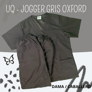 UQ - JOGGER GRIS OXFORD