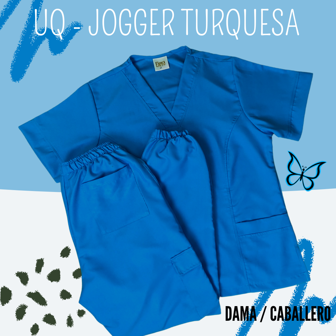 UQ - JOGGER TURQUESA