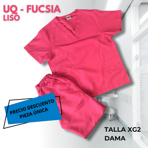 PIEZA ÚNICA - UQ DE LINEA FUCSIA LISO TALLA XG2 DAMA
