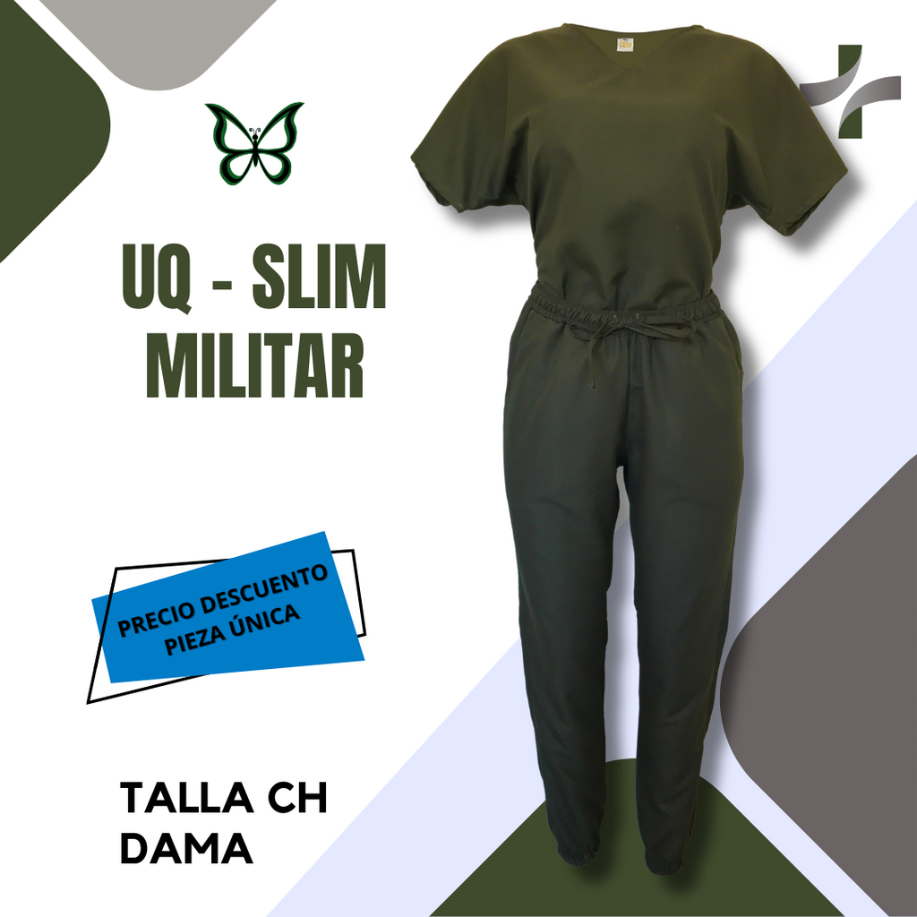 PIEZA ÚNICA - UQ SLIM MILITAR TALLA CH DAMA