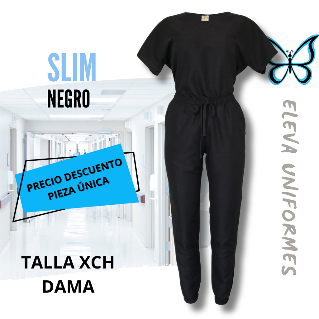 PIEZA ÚNICA - UQ SLIM NEGRO TALLA XCH DAMA