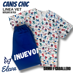 LINEA VETERINARIA - CANIS CHIC azul rey