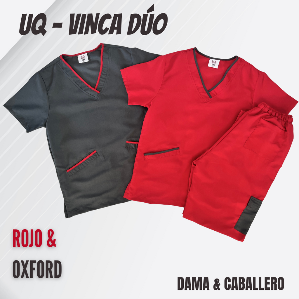 UQ - VINCA DÚO ROJO & OXFORD