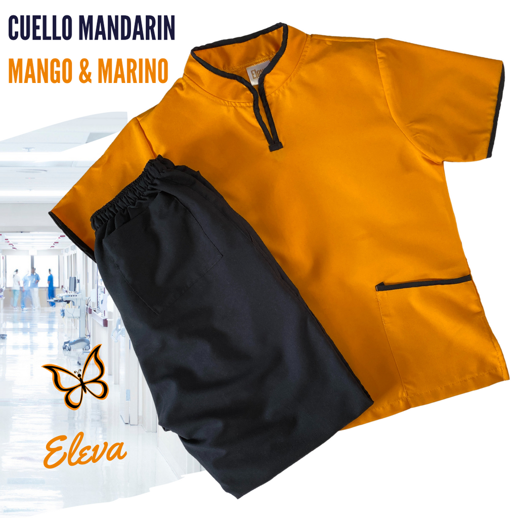 UQ - CUELLO MANDARÍN MANGO& MARINO