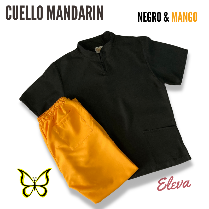 UQ - CUELLO MANDARÍN NEGRO & MANGO