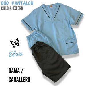 DÚO PANTALÓN - CIELO & OXFORD