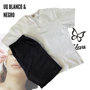 UQ - BLANCO & NEGRO LISO