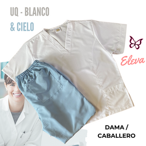 UQ - BLANCO & CIELO LISO