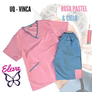 UQ - VINCA ROSA PASTEL & CIELO
